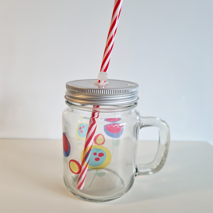 Mason Jar/Henkelglas inkl. Druck